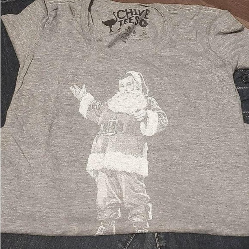 Gray Bill Murray Santa Suit T-Shirt